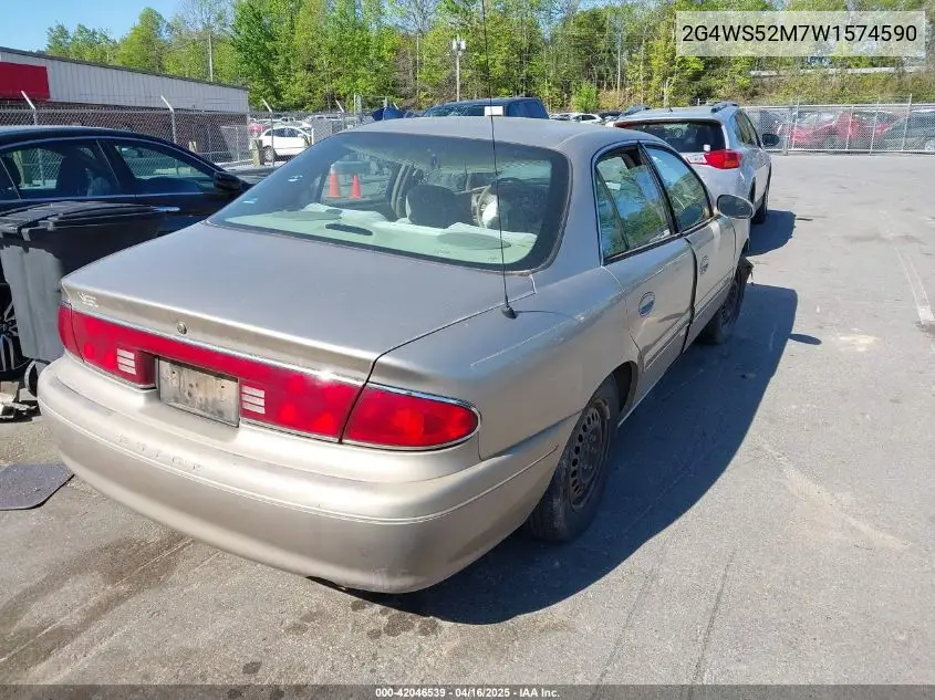 1998 Buick Century Custom VIN: 2G4WS52M7W1574590 Lot: 42046539