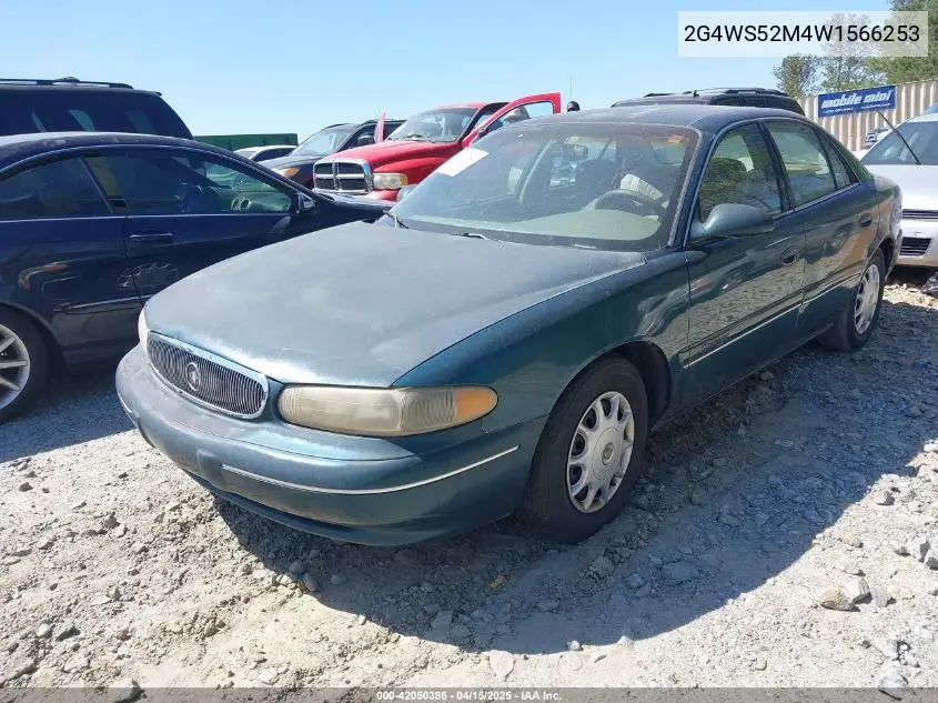 1998 Buick Century Custom VIN: 2G4WS52M4W1566253 Lot: 42050386