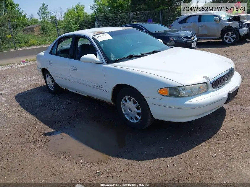 1998 Buick Century Custom VIN: 2G4WS52M2W1571578 Lot: 42541165