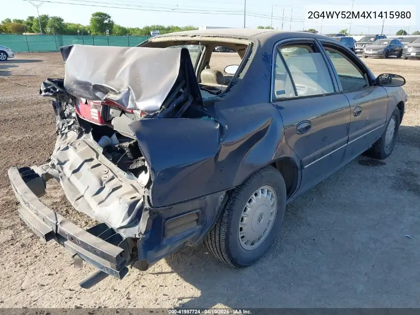 1999 Buick Century Limited VIN: 2G4WY52M4X1415980 Lot: 41987724