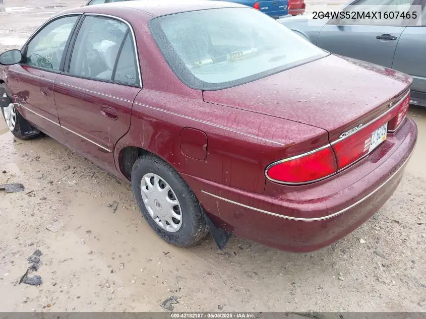 1999 Buick Century Custom VIN: 2G4WS52M4X1607465 Lot: 42182167