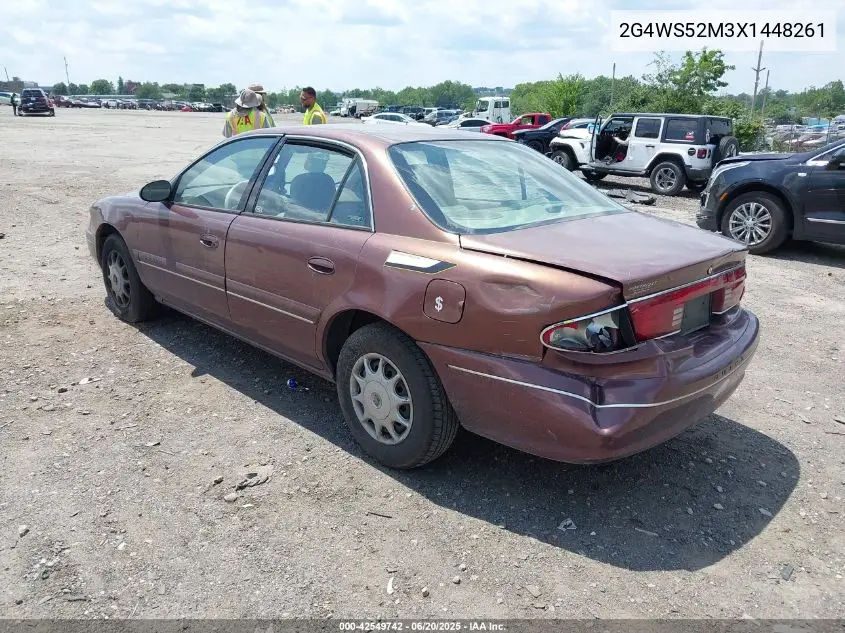 1999 Buick Century Custom VIN: 2G4WS52M3X1448261 Lot: 42549742