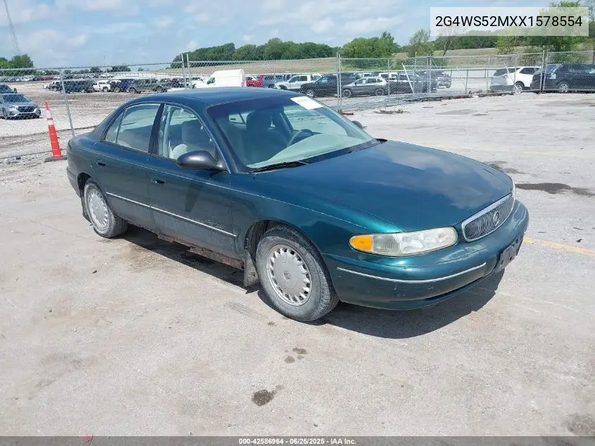 1999 Buick Century Custom VIN: 2G4WS52MXX1578554 Lot: 42586964