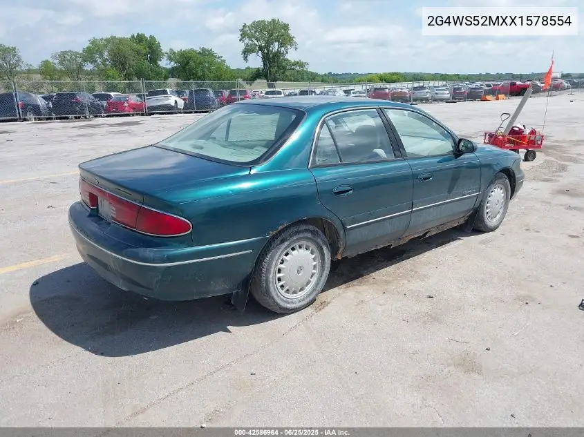 1999 Buick Century Custom VIN: 2G4WS52MXX1578554 Lot: 42586964
