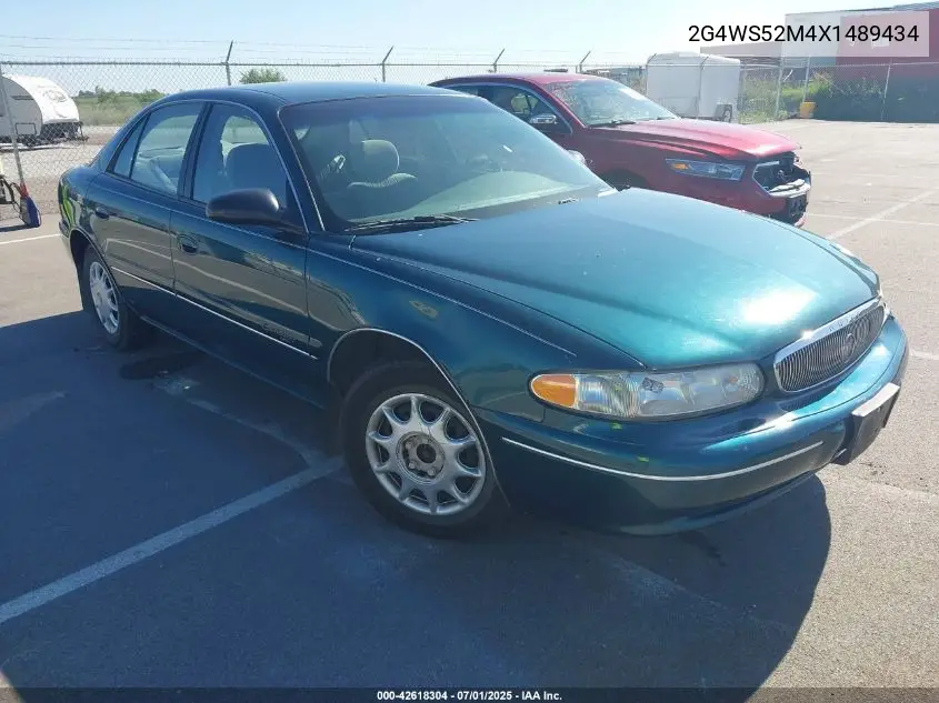 1999 Buick Century Custom VIN: 2G4WS52M4X1489434 Lot: 42618304