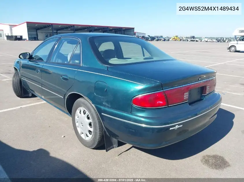1999 Buick Century Custom VIN: 2G4WS52M4X1489434 Lot: 42618304