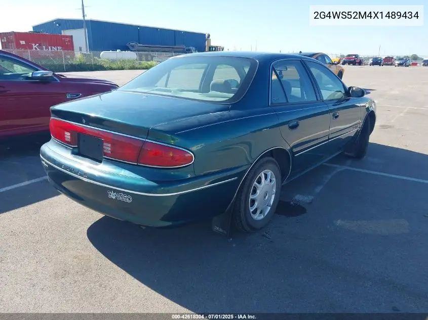1999 Buick Century Custom VIN: 2G4WS52M4X1489434 Lot: 42618304