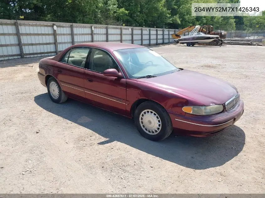 1999 Buick Century Limited VIN: 2G4WY52M7X1426343 Lot: 42657611