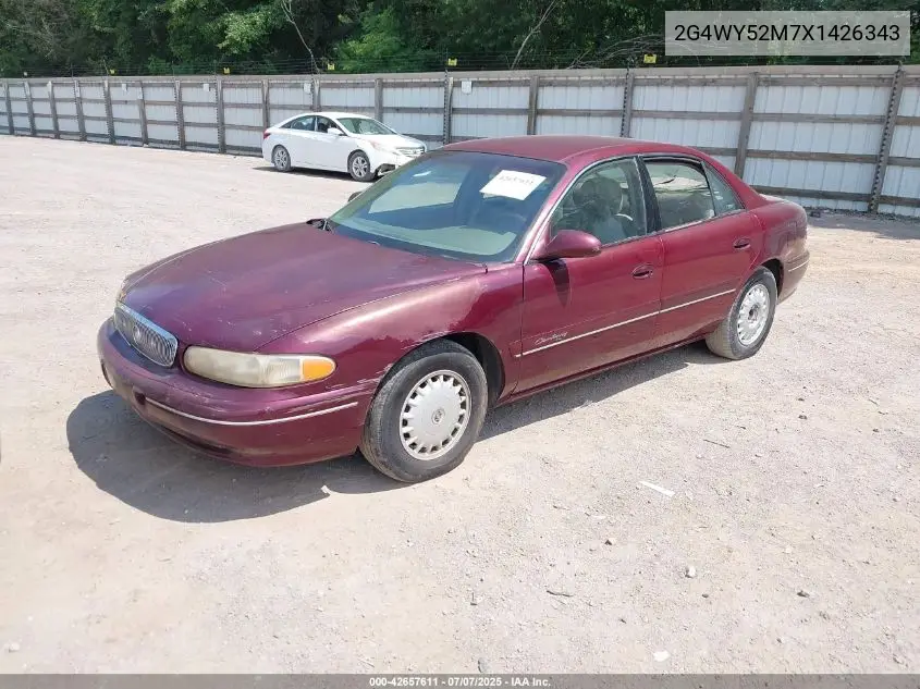 1999 Buick Century Limited VIN: 2G4WY52M7X1426343 Lot: 42657611