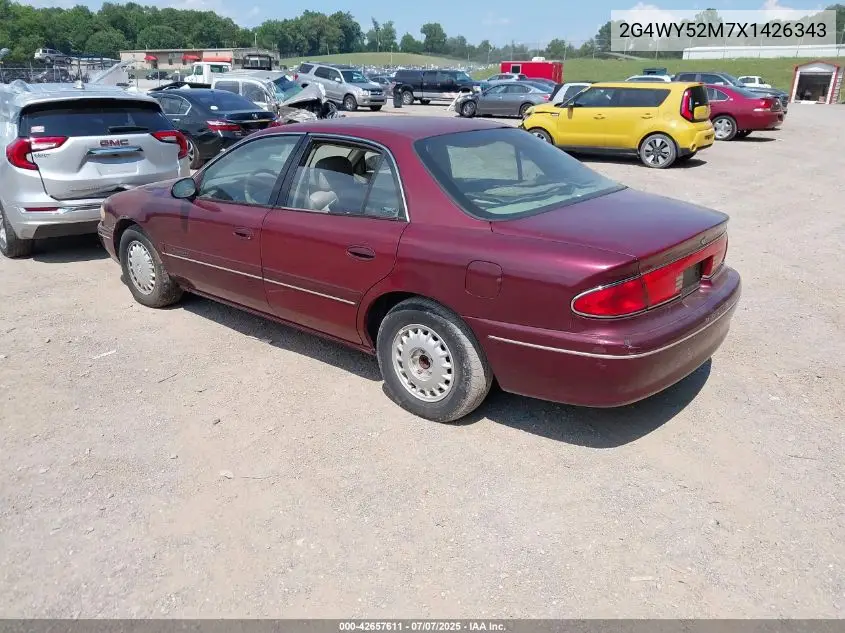 1999 Buick Century Limited VIN: 2G4WY52M7X1426343 Lot: 42657611
