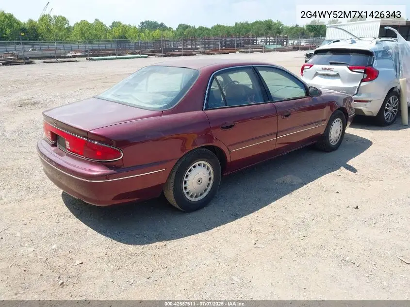 1999 Buick Century Limited VIN: 2G4WY52M7X1426343 Lot: 42657611