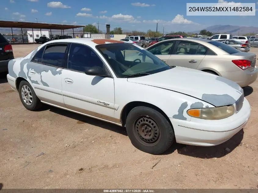 1999 Buick Century Custom VIN: 2G4WS52MXX1482584 Lot: 42697082