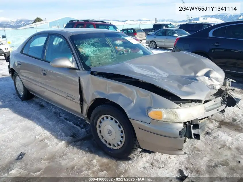 2000 Buick Century Limited VIN: 2G4WY55J1Y1341114 Lot: 41600882