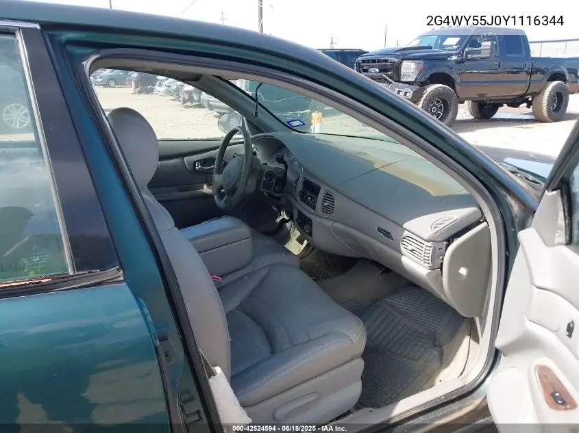 2000 Buick Century Limited VIN: 2G4WY55J0Y1116344 Lot: 42524594