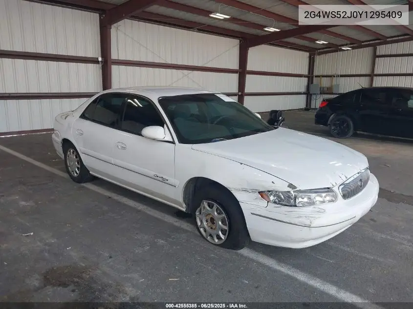 2000 Buick Century Custom VIN: 2G4WS52J0Y1295409 Lot: 42555385