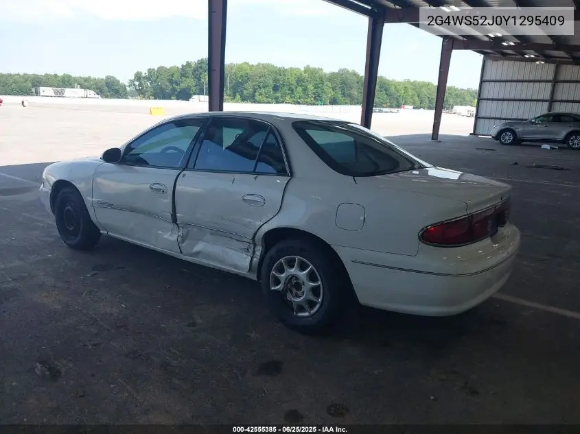 2000 Buick Century Custom VIN: 2G4WS52J0Y1295409 Lot: 42555385