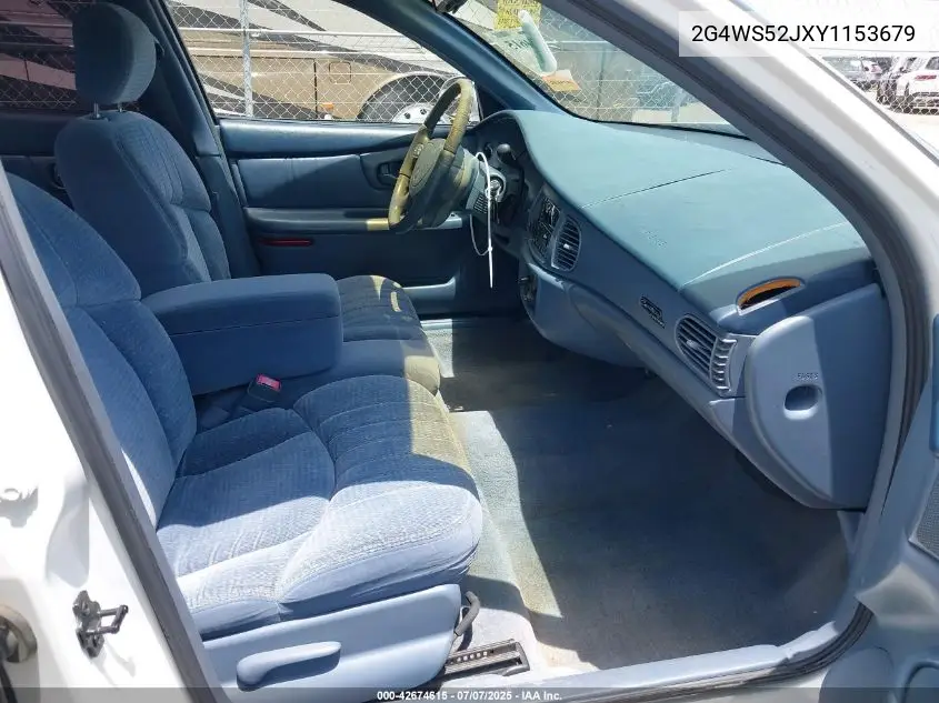 2000 Buick Century Custom VIN: 2G4WS52JXY1153679 Lot: 42674615
