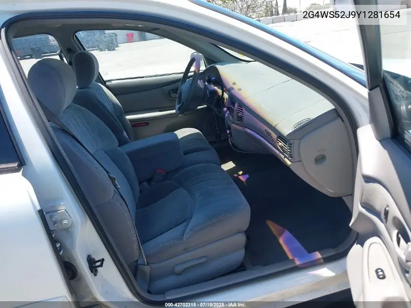 2000 Buick Century Custom VIN: 2G4WS52J9Y1281654 Lot: 42702315