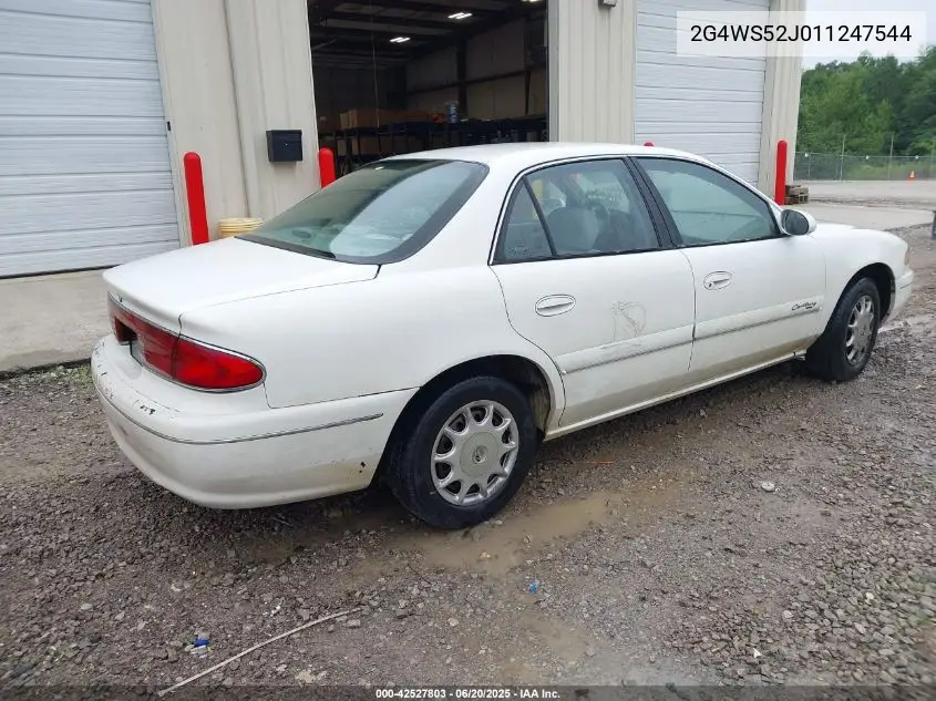2001 Buick Century Custom VIN: 2G4WS52J011247544 Lot: 42527803