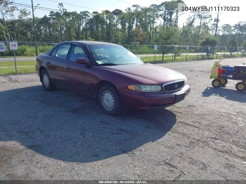 2001 Buick Century Limited VIN: 2G4WY55J111170323 Lot: 42547769