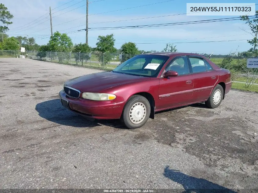 2001 Buick Century Limited VIN: 2G4WY55J111170323 Lot: 42547769