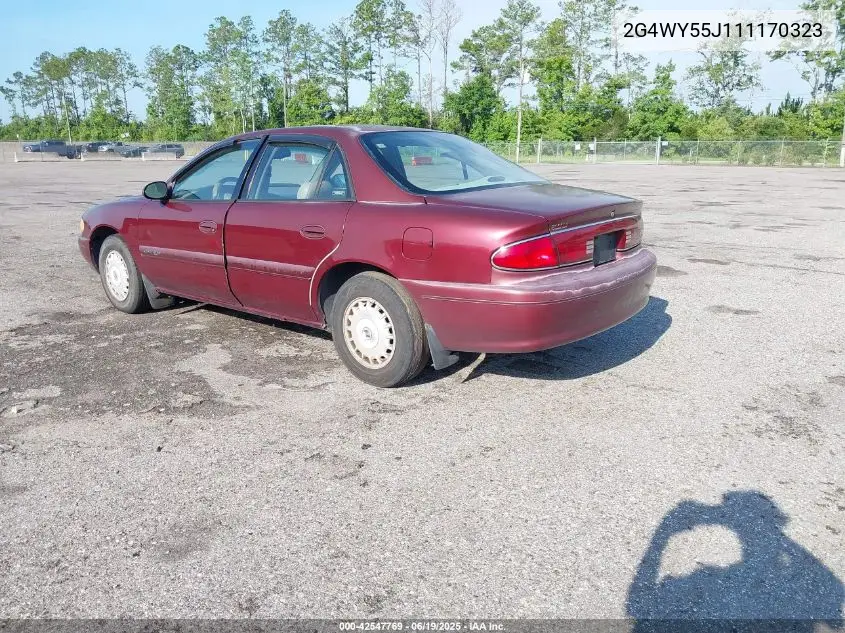 2001 Buick Century Limited VIN: 2G4WY55J111170323 Lot: 42547769