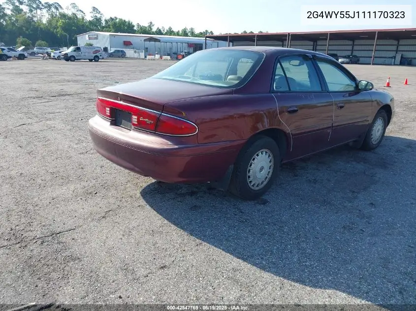 2001 Buick Century Limited VIN: 2G4WY55J111170323 Lot: 42547769