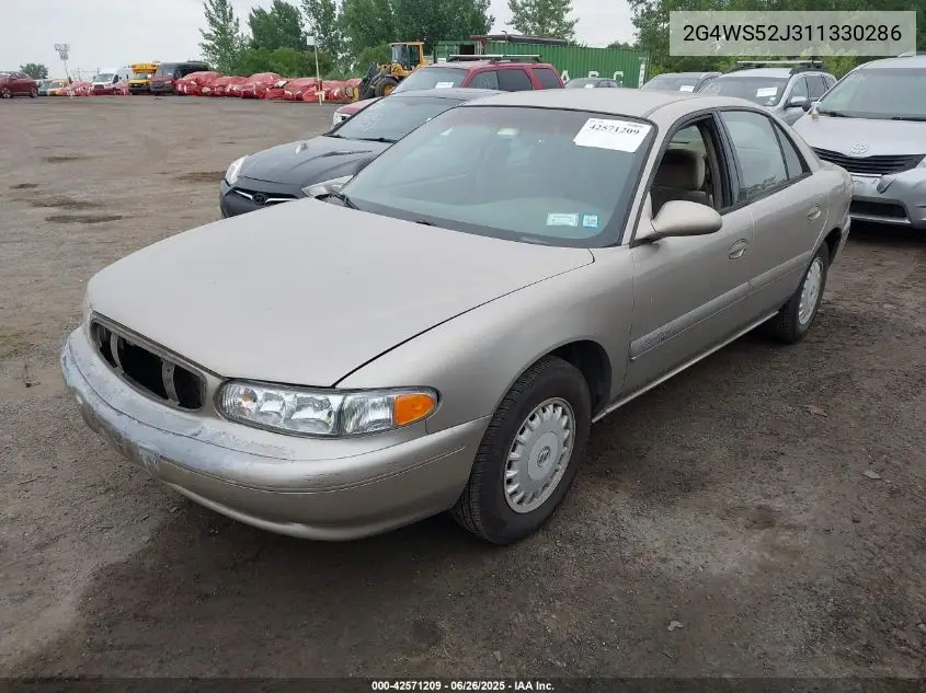 2001 Buick Century Custom VIN: 2G4WS52J311330286 Lot: 42571209