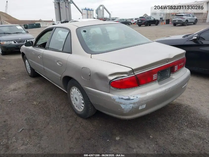 2001 Buick Century Custom VIN: 2G4WS52J311330286 Lot: 42571209