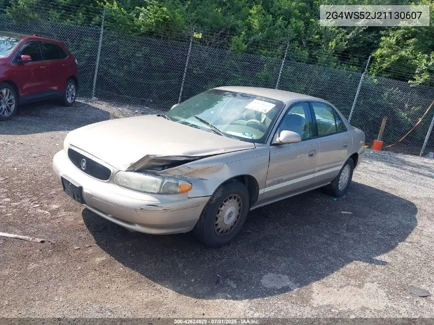 2001 Buick Century Custom VIN: 2G4WS52J21130607 Lot: 42624529