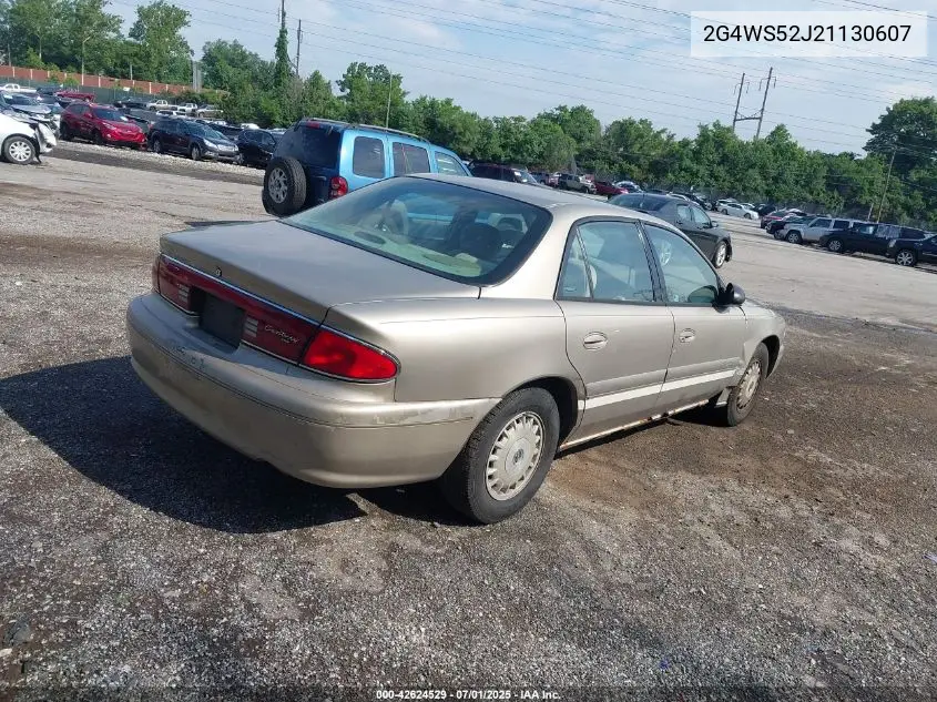 2001 Buick Century Custom VIN: 2G4WS52J21130607 Lot: 42624529