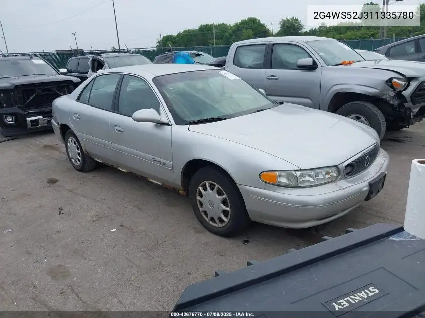2001 Buick Century Custom VIN: 2G4WS52J311335780 Lot: 42676770