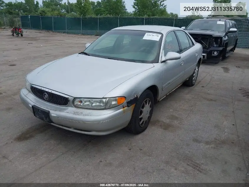 2001 Buick Century Custom VIN: 2G4WS52J311335780 Lot: 42676770