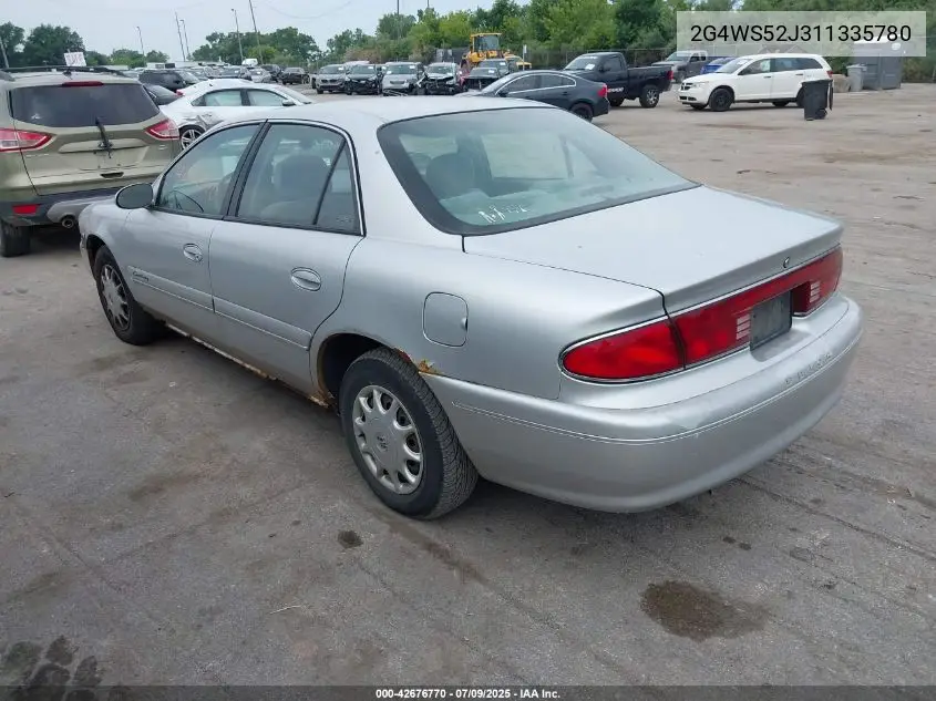 2001 Buick Century Custom VIN: 2G4WS52J311335780 Lot: 42676770