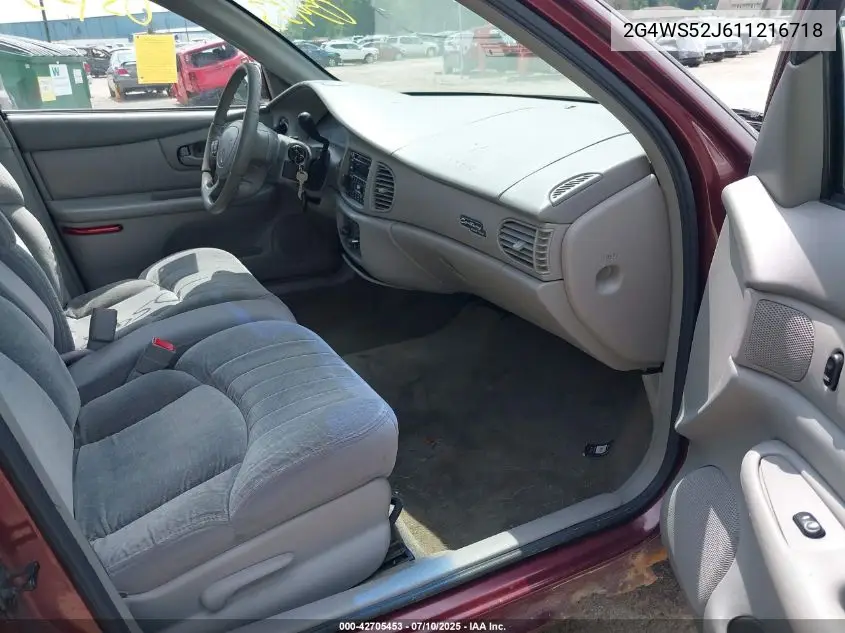2001 Buick Century Custom VIN: 2G4WS52J611216718 Lot: 42705453