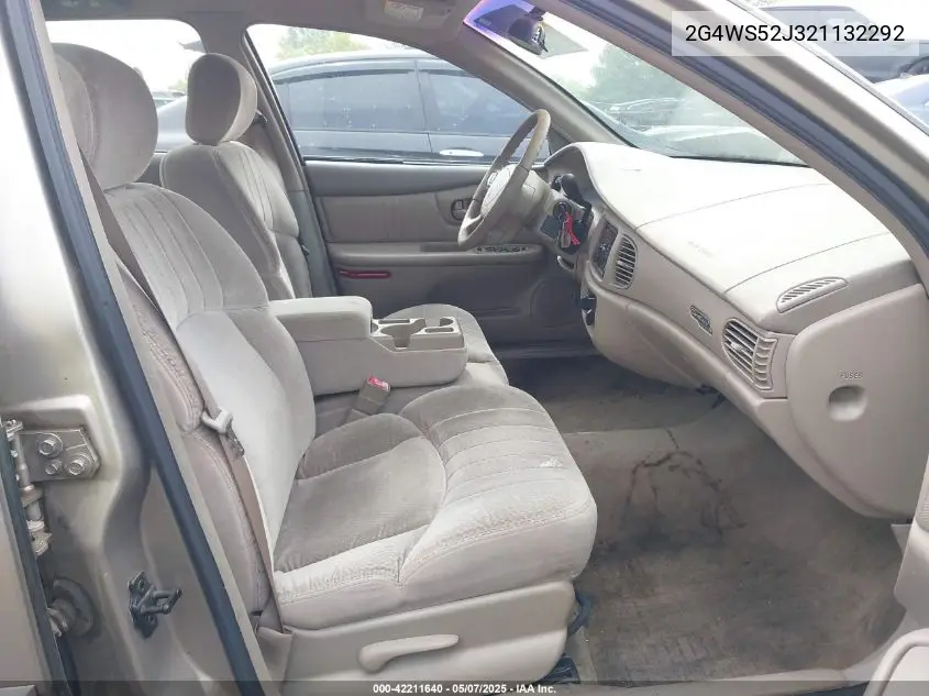 2002 Buick Century Custom VIN: 2G4WS52J321132292 Lot: 42211640
