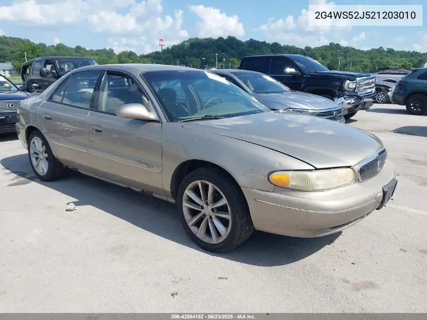 2002 Buick Century Custom VIN: 2G4WS52J521203010 Lot: 42564152