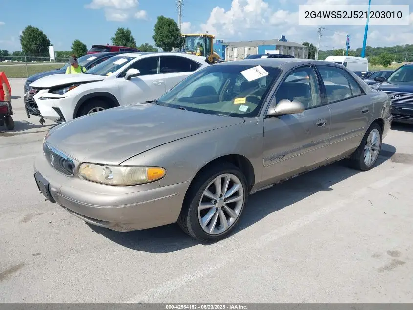 2002 Buick Century Custom VIN: 2G4WS52J521203010 Lot: 42564152