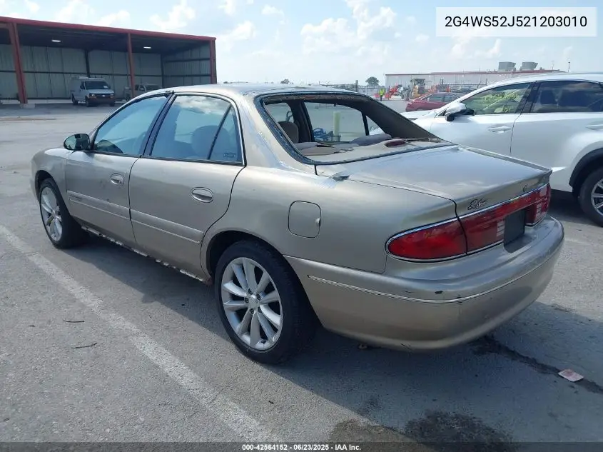 2002 Buick Century Custom VIN: 2G4WS52J521203010 Lot: 42564152