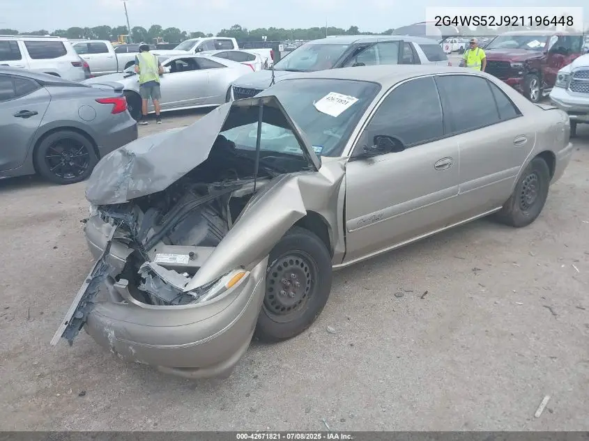2002 Buick Century Custom VIN: 2G4WS52J921196448 Lot: 42671821