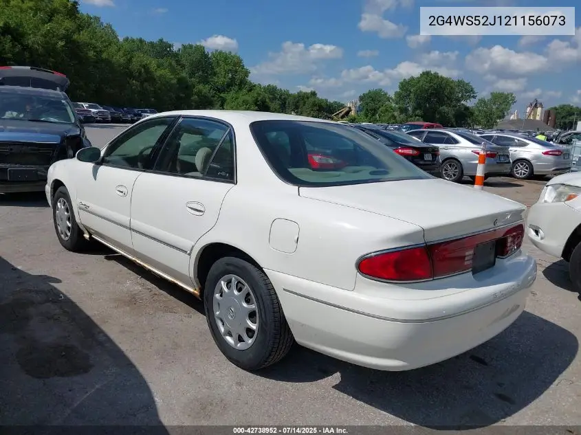 2002 Buick Century Custom VIN: 2G4WS52J121156073 Lot: 42738952