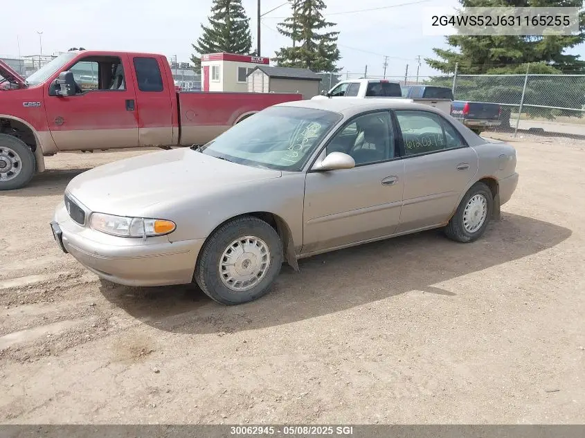 2003 Buick Century Custom VIN: 2G4WS52J631165255 Lot: 30062945
