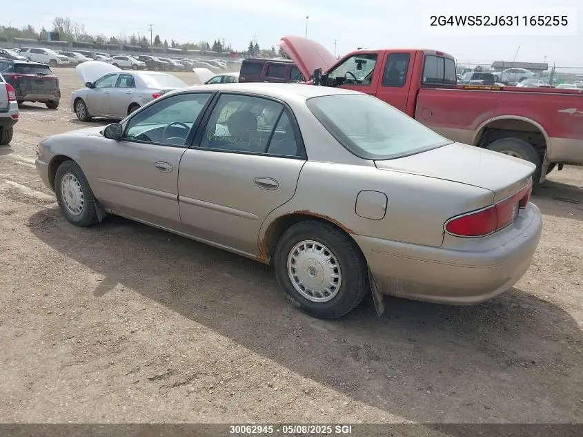 2003 Buick Century Custom VIN: 2G4WS52J631165255 Lot: 30062945
