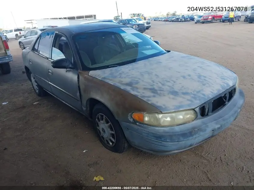 2003 Buick Century Custom VIN: 2G4WS52J531267078 Lot: 42200698