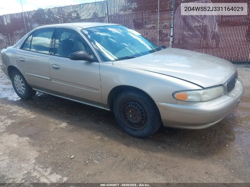 2003 Buick Century Custom VIN: 2G4WS52J331164029 Lot: 42202577