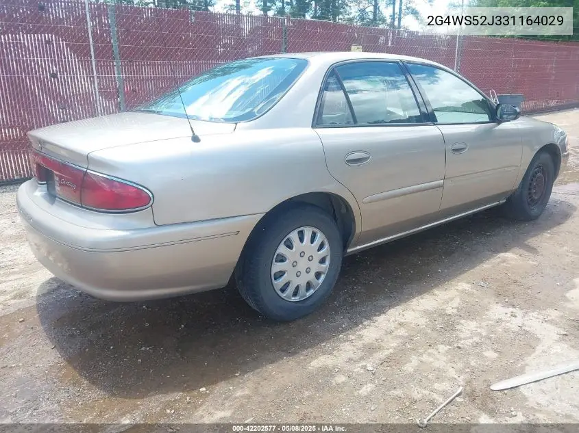 2003 Buick Century Custom VIN: 2G4WS52J331164029 Lot: 42202577