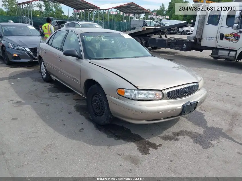2003 Buick Century Custom VIN: 2G4WS52J631212090 Lot: 42211597