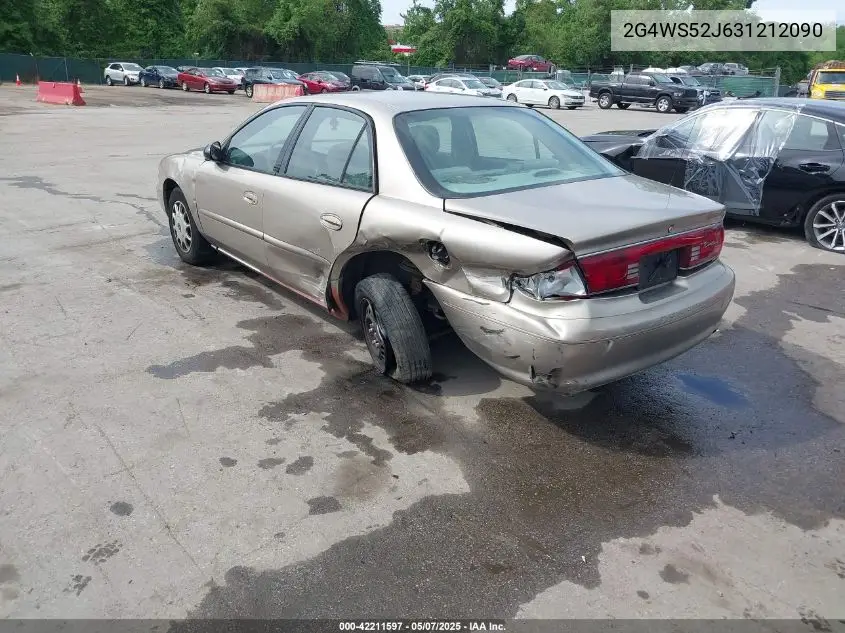 2003 Buick Century Custom VIN: 2G4WS52J631212090 Lot: 42211597