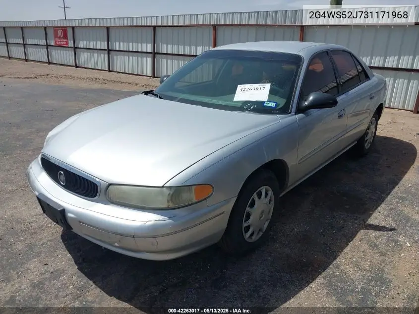 2003 Buick Century Custom VIN: 2G4WS52J731171968 Lot: 42263017