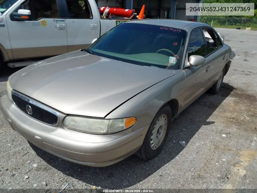 2003 Buick Century Custom VIN: 2G4WS52J431247369 Lot: 42470673